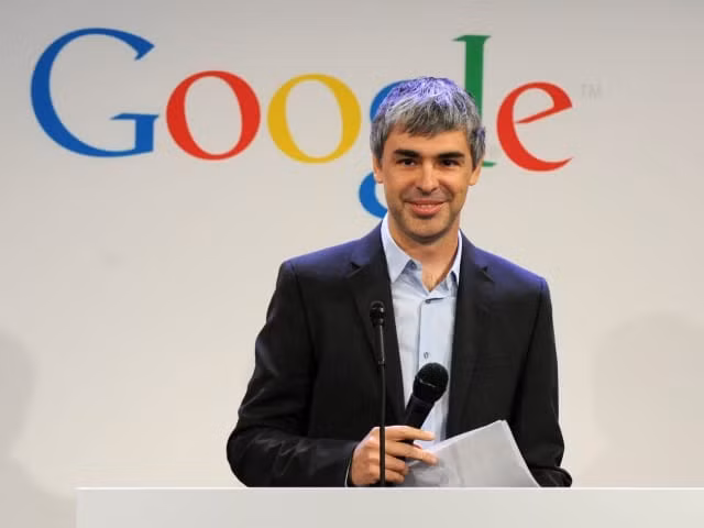 Đồng sáng lập trang tìm kiếm Google kiêm Giám đốc điều hành Alphabet - công ty mẹ của Google. Tổng tài sản: 40,7 tỷ USD.
