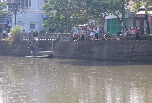 Người dân địa phương cho biết, chưa bao giờ thấy cá nổi trên sông An Cựu nhiều như thế.