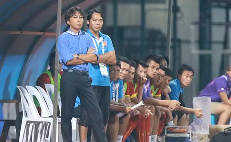 HLV Toshiya Miura đặt dấu ấn lớn với 2 trận đại thắng ở SEA Games. Ảnh: VNE.