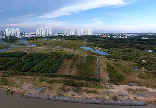 Một phần khu đất 32,5 ha tại xã Phước Kiển, huyện Nhà Bè.
