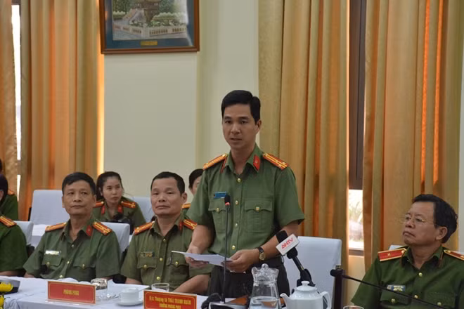 Thượng tá Thái Thanh Xuân, Trưởng phòng Tham mưu CATP Hồ Chí Minh.