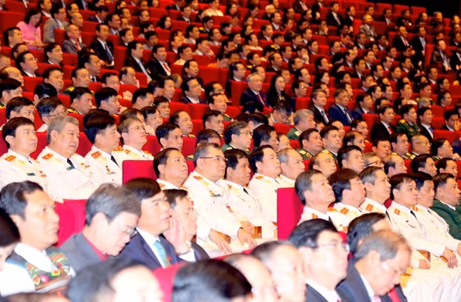 Các đại biểu dự phiên bế mạc Đại hội.