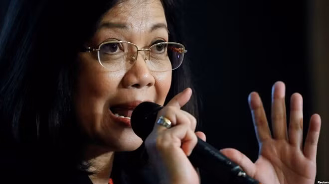 Nữ Chánh án Tòa án tối cao Maria Lourdes Sereno.