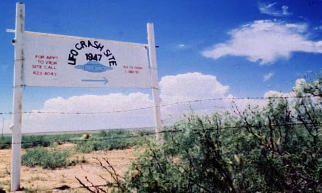 Địa điểm một UFO bị tai nạn năm 1947 ở Roswell, bang New Mexico.