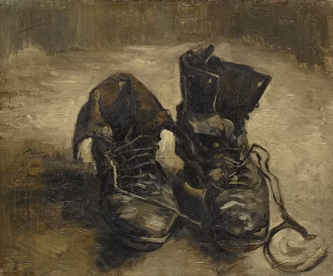 Bức tranh “Một đôi giày” (1886) của Vincent Van Gogh (1853-1890).