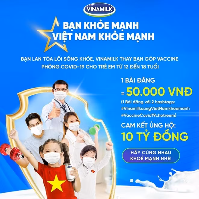 Tham khảo thêm về chiến dịch tại đây: https://www.facebook.com/VinamilkChungTayViCongDong.