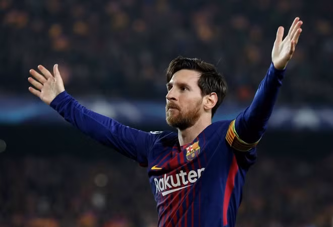 Những lượt bình chọn cao cho thấy lượng fan đông đảo của Messi. Ảnh: Reuters.