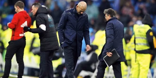Zidane thất vọng sau trận thua Villareal.