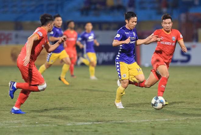 Hà Nội sẽ đối đầu Bình Dương ở vòng 2 V.league 2021. Ảnh: VPF.