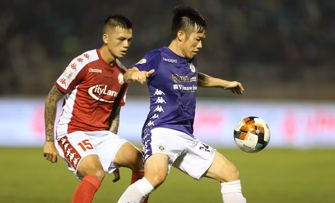 Hà Nội đã giành chiến thắng đậm đà 3-0 trước đội chủ nhà. Ảnh: VPF