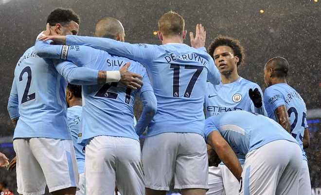 ManCity đang có một phong độ "chế áp" phần còn lại của giải Ngoại hạng. Ảnh: AP.