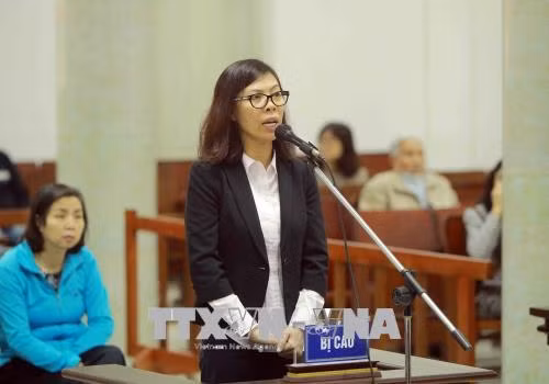 Bị cáo Thái Kiều Hương.