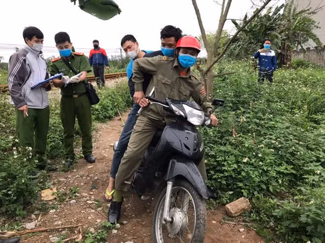Công an Bắc Ninh thực nghiệm điều tra vụ án.