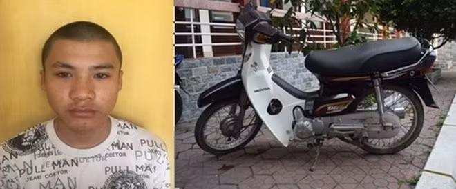 Đối tượng và tang vật trong vụ trộm cắp bị công an thị xã Đông Triều, Quảng Ninh bắt giữ.