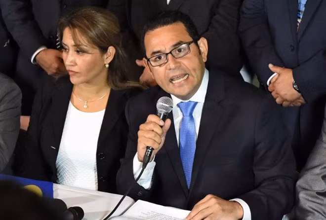 Tổng thống Guatemala Jimmy Morales.