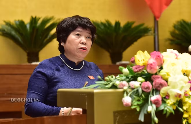 Chủ nhiệm Ủy ban Về các vấn đề xã hội của Quốc hội Nguyễn Thúy Anh.