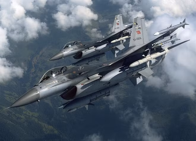 Máy bay chiến đấu Thổ Nhĩ Kỳ. Ảnh: Turkish Air Force.