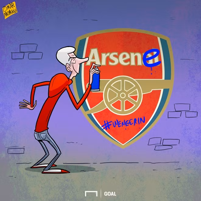Arsene Wenger tiếp tục hành trình với Arsenal. Bất chấp sự phản đối của nhiều fan hâm mộ, ban lãnh đạo Pháo thủ vẫn ký một hợp đồng 2 năm với HLV người Pháp vào tháng trước.