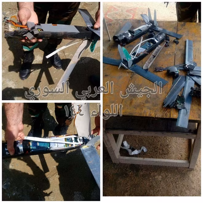 Hình ảnh chiếc UAV bị bắn hạ hôm 21-5.