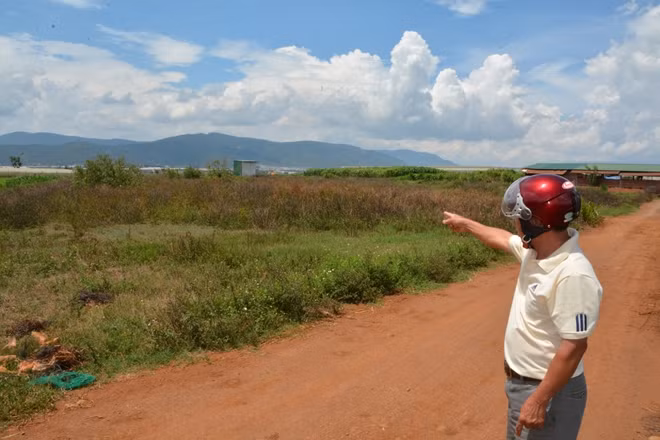 5,8ha đất của Tập đoàn thôn Lạc Nghiệp bị bỏ hoang.