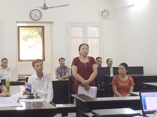 Bị cáo Duyên tại phiên xử.