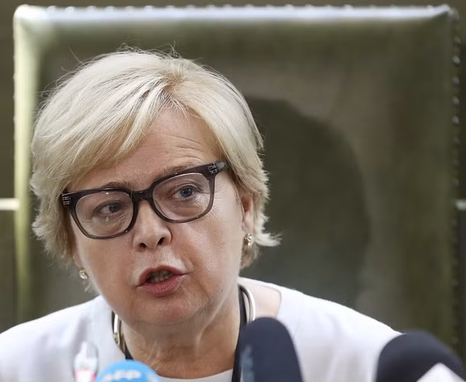 Chánh án Tòa án Tối cao Malgorzata Gersdorf.