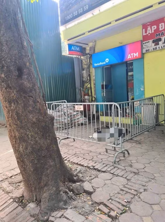 Nơi phát hiện thi thể người đàn ông vô gia cư.
