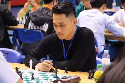 Kỳ thủ Trần Minh Thắng (đoàn Hà Nội) giành 2 Huy chương vàng. Kỳ thủ Trần Minh Thắng (đoàn Hà Nội) giành 2 Huy chương vàng.