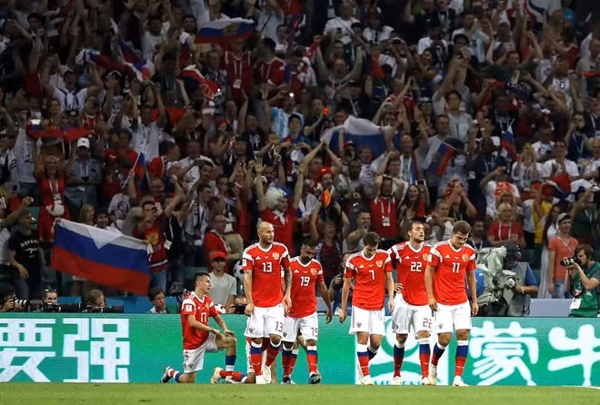 Các cầu thủ Nga đã có một kỳ World Cup đi vào lịch sử.