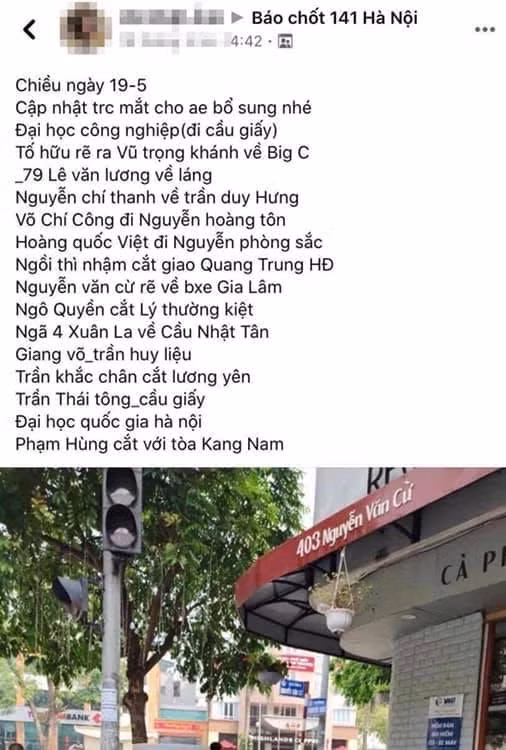 Bài viết báo chốt đăng trên nhóm.