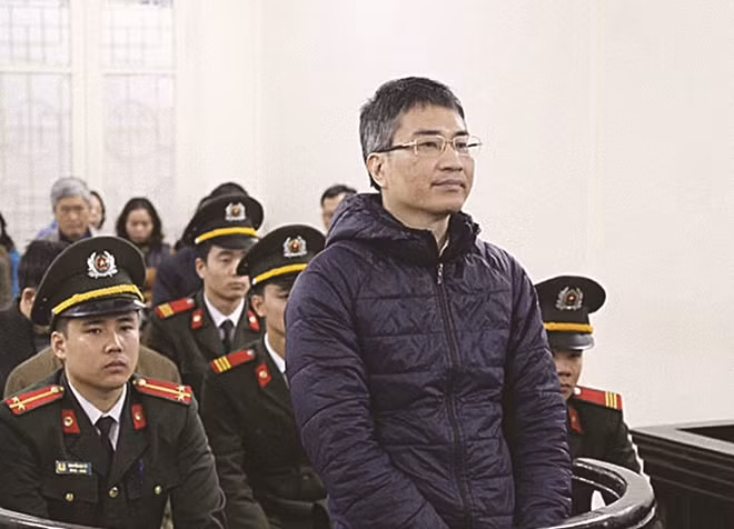 Giang Kim Đạt tại phiên tòa xét xử vụ đại án kinh tế xảy ra tại Công ty vận tải viễn dương Vinashin.