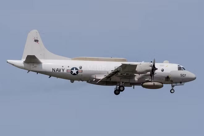 Một trinh sát cơ điện tử Lockheed EP-3E của Hải quân Mỹ. Ảnh nguồn: Pinterest.