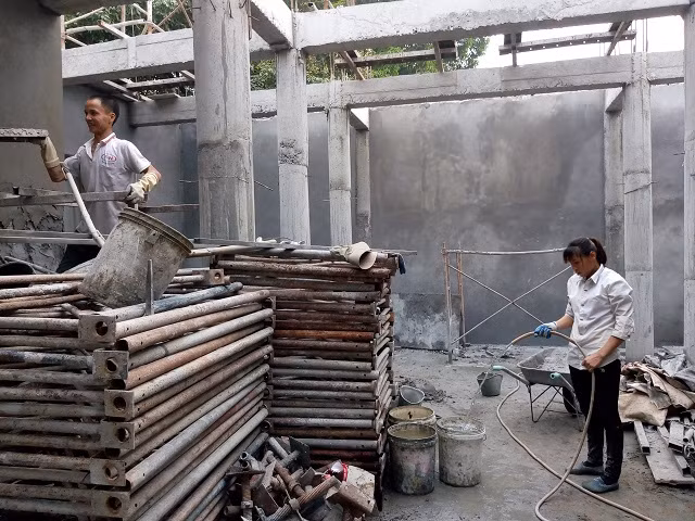 Và khi đã bị bê tông hóa.