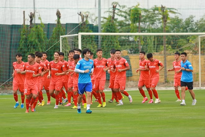 Chiều này U22 Việt Nam có buổi tập đầu tiên trong đợt tập trung ngắn ở Hà Nội