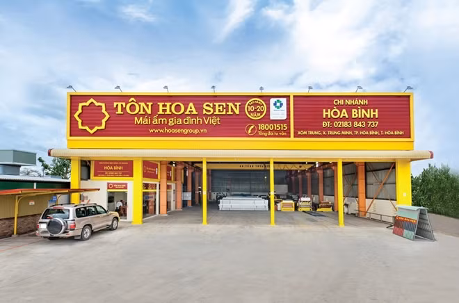 Chi nhánh Tập đoàn Hoa Sen.