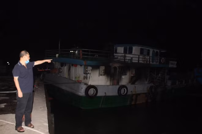 Hiện trường vụ việc.