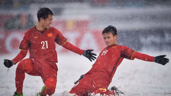 Số 19 của U23 Việt Nam được AFC miêu tả như tài năng của bóng đá châu Á hiện đại. Ảnh: VNE.