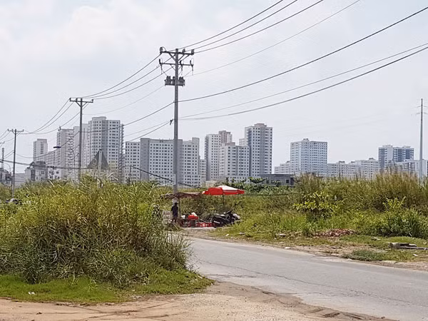 Nơi bị giải tỏa trắng trong vùng lõi Khu đô thị mới Thủ Thiêm.