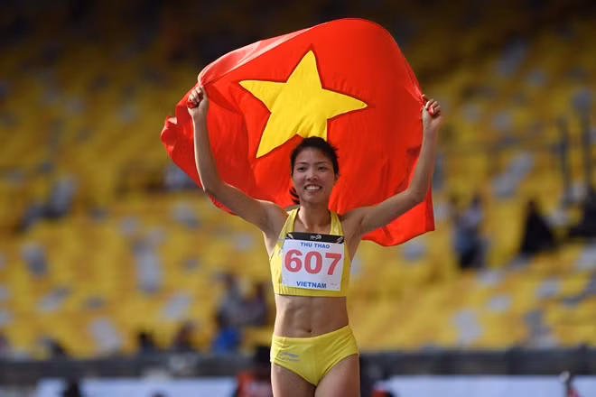 Bùi Thị Thu Thảo mang về niềm tự hào cho điền kinh, môn thể thao nữ hoàng.