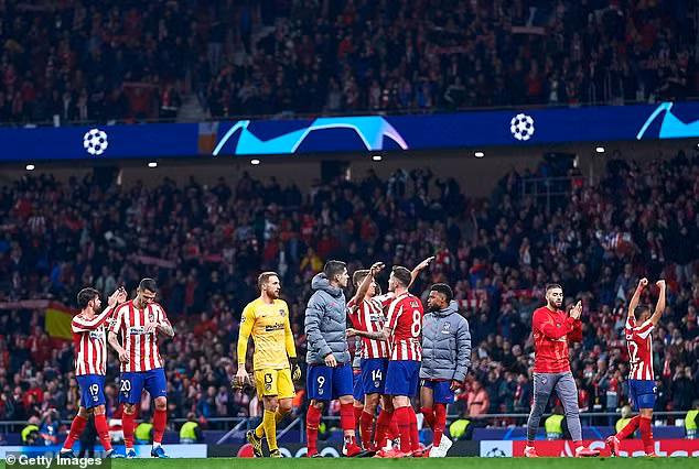 Atletico giành chiến thắng tối thiểu ở trận lượt đi.