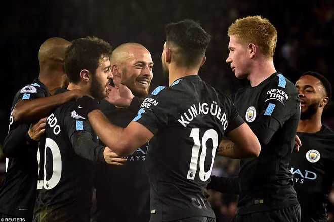 Thêm một trận thắng nữa giành cho thày trò Guardiola. Ảnh: Reuters.