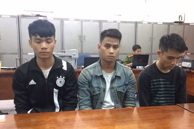 Các đối tượng tham gia vụ cướp.