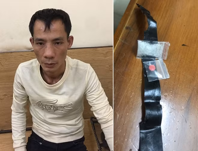 Đối tượng Thành và tang vật.