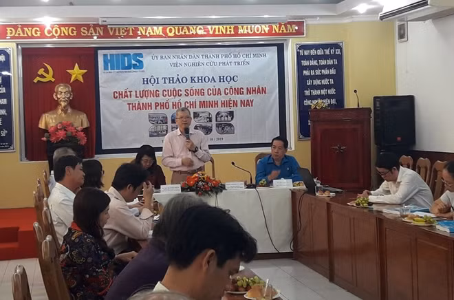 Hội thảo "Chất lượng cuộc sống của công nhân TP HCM hiện nay".