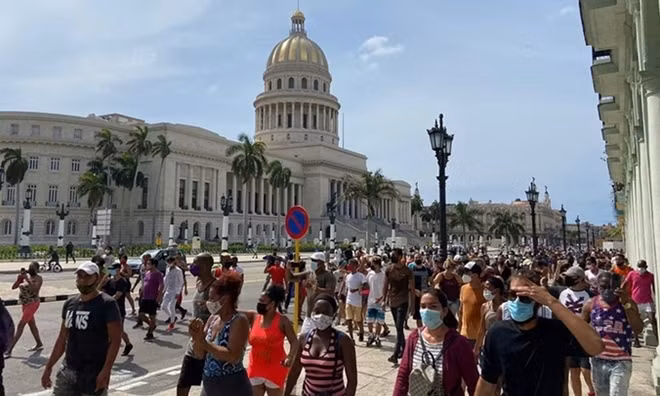 Nhiều thế lực xấu lợi dụng vấn đề biểu tình tại Cuba để kích động chống phá.