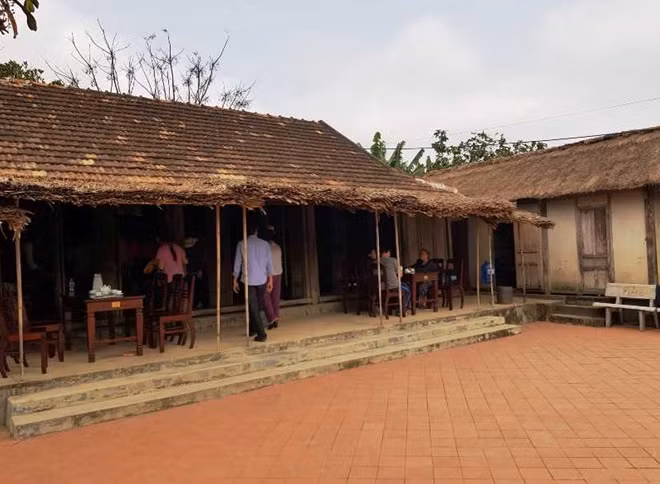 Nếp nhà nơi Đại tướng Võ Nguyên Giáp cất tiếng khóc chào đời ở làng An Xá, huyện Lệ Thủy, Quảng Bình.