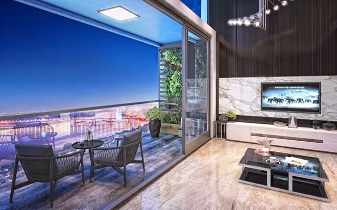 Tất cả các căn hộ đều có ban công - view.