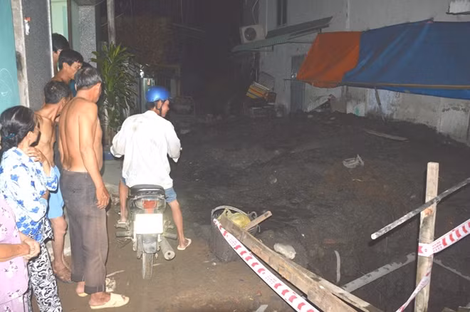Khu vực phát hiện nhiều mẩu xương trước đây là một con sông rộng, chảy từ TP Sóc Trăng sang huyện Mỹ Xuyên.