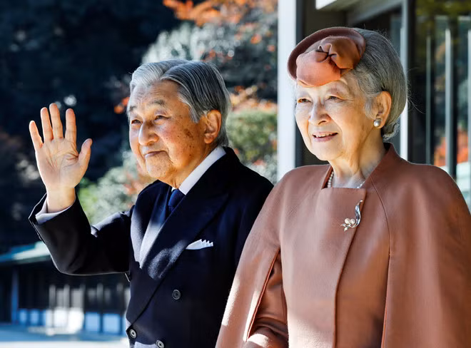 Nhật hoàng Akihito và Hoàng hậu Michiko. Ảnh: Getty Images. Nhật hoàng Akihito và Hoàng hậu Michiko. Ảnh: Getty Images.