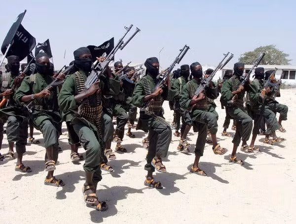 Nhóm khủng bố Shabab kiểm soát một phần lãnh thổ rộng lớn của Somalia.